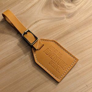 BNNU Portland Leather Havana Adventure Luggage Tag